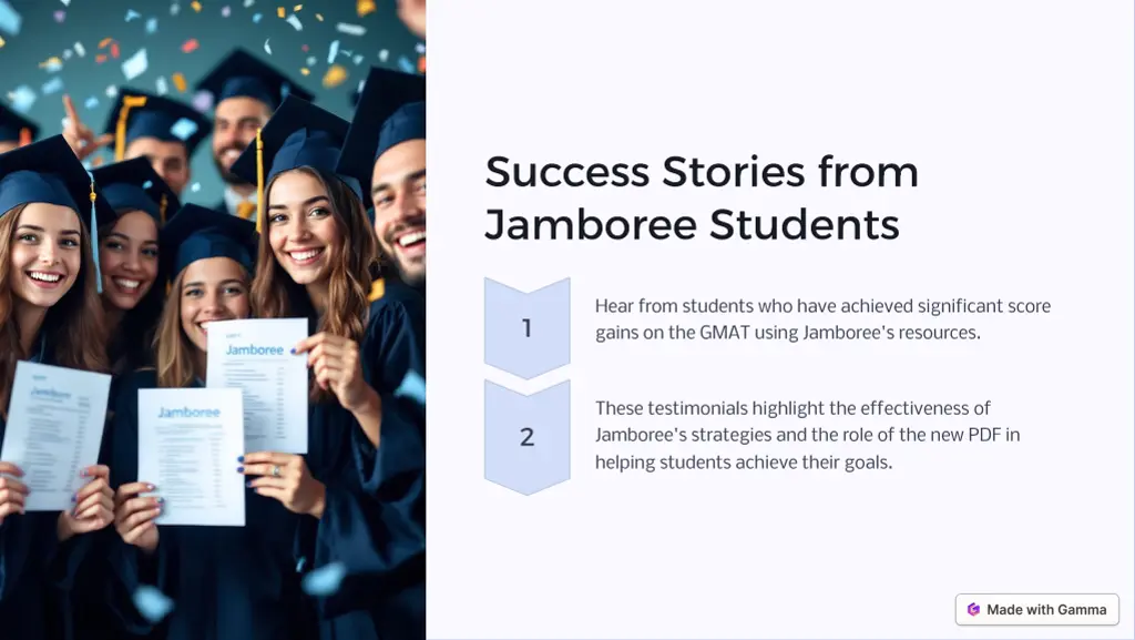 success stories from jamboree students