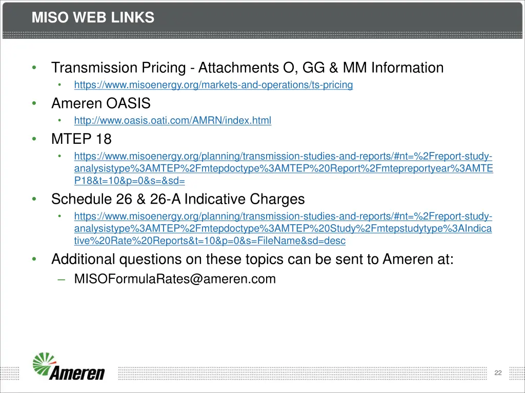 miso web links