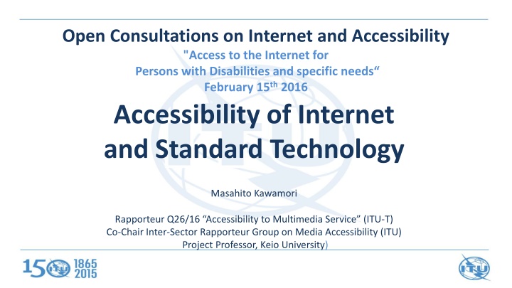 open consultations on internet and accessibility