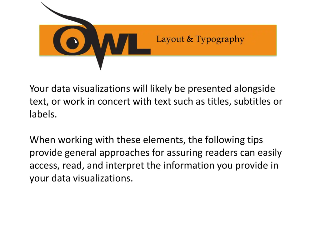 layout typography