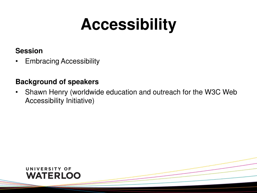 accessibility