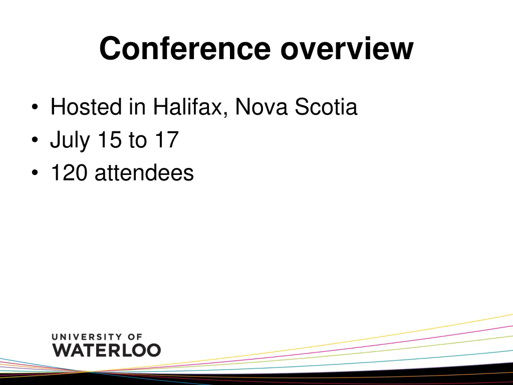 conference overview