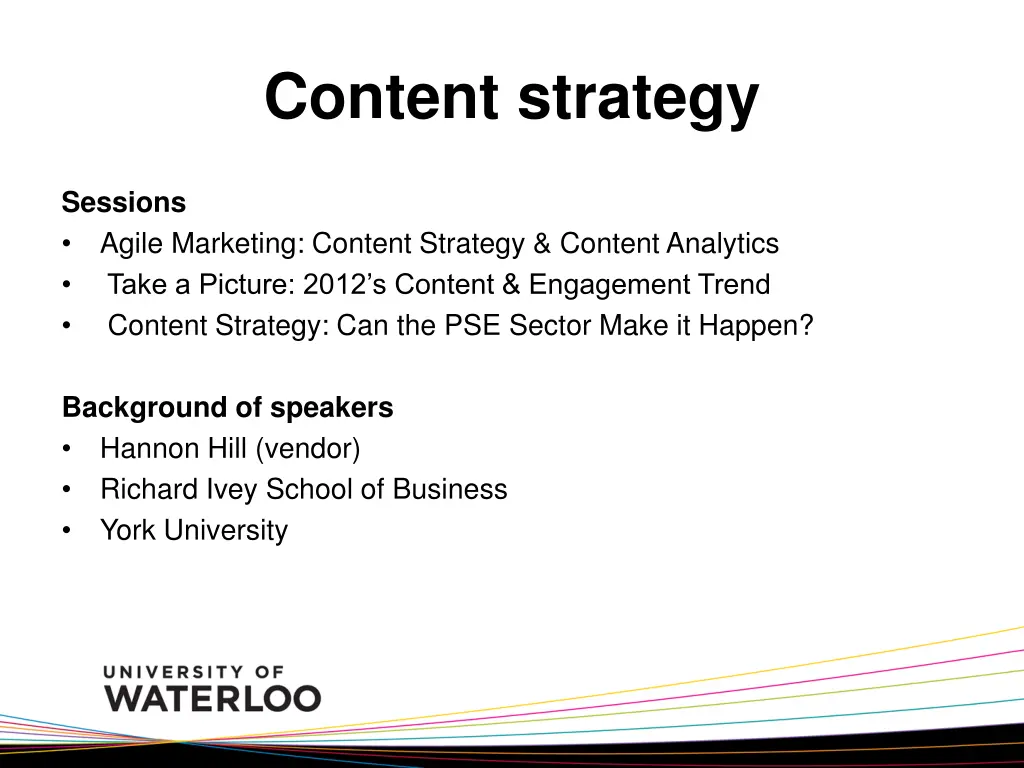 content strategy