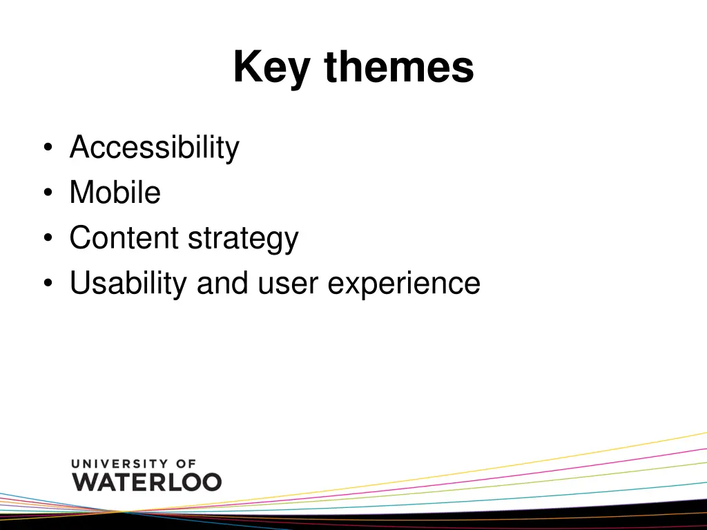 key themes