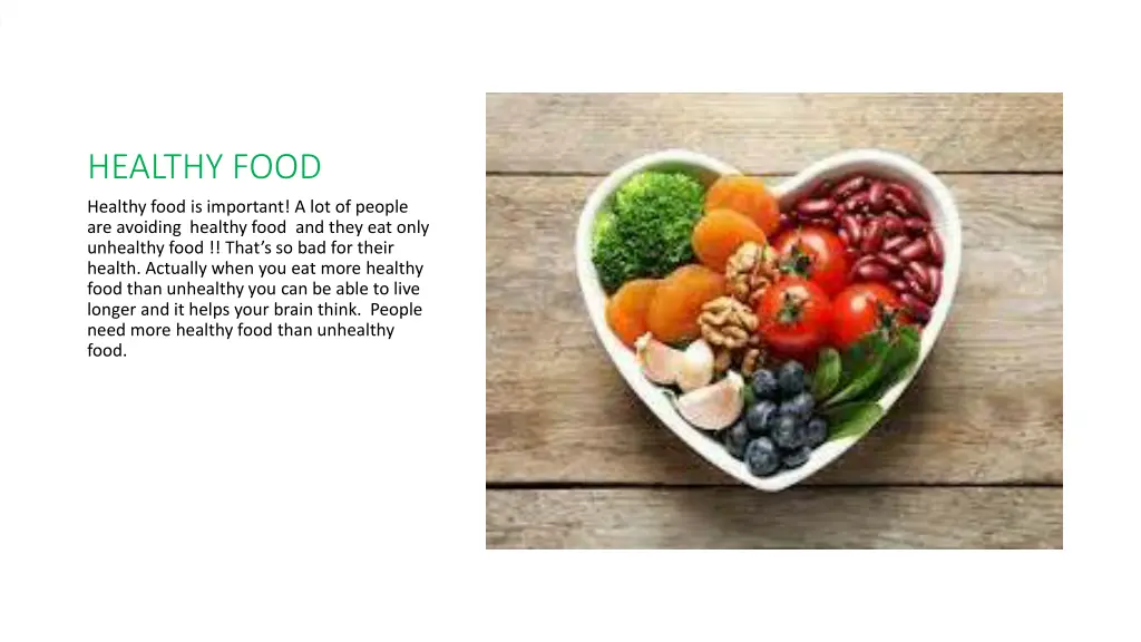 healthy food
