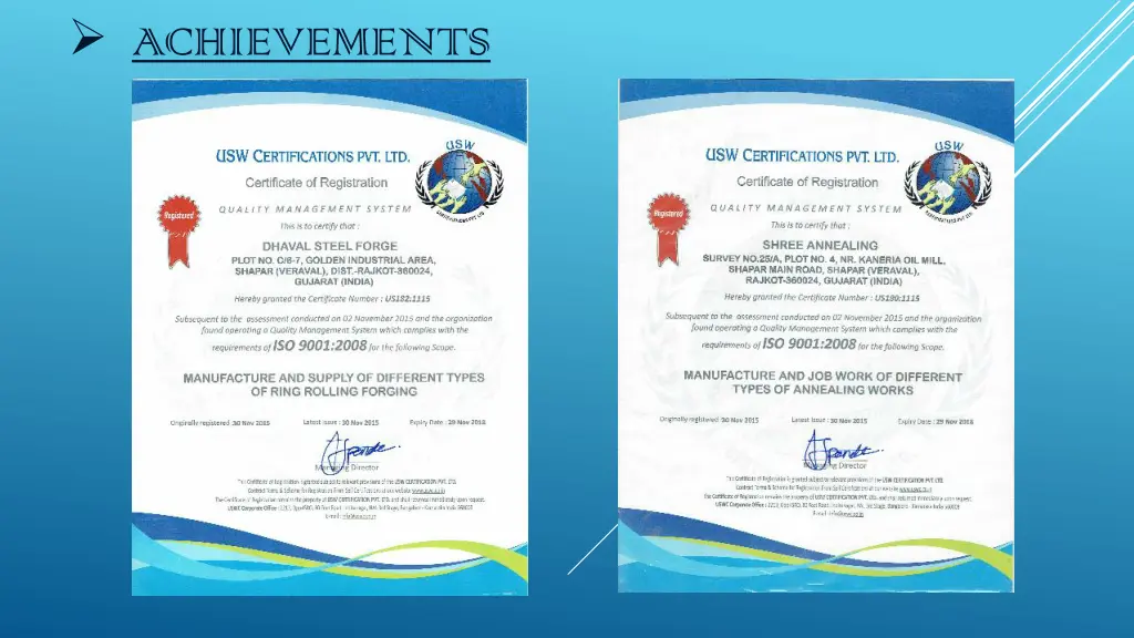 achievements