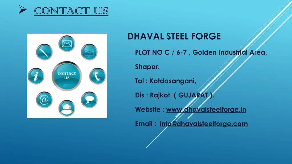contact us