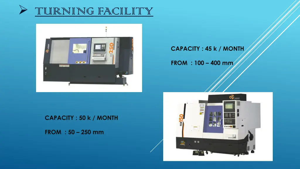 turning facility