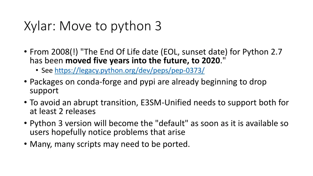xylar move to python 3