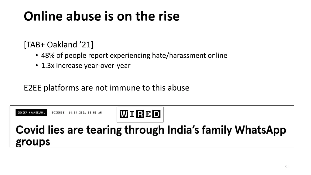 online abuse is on the rise