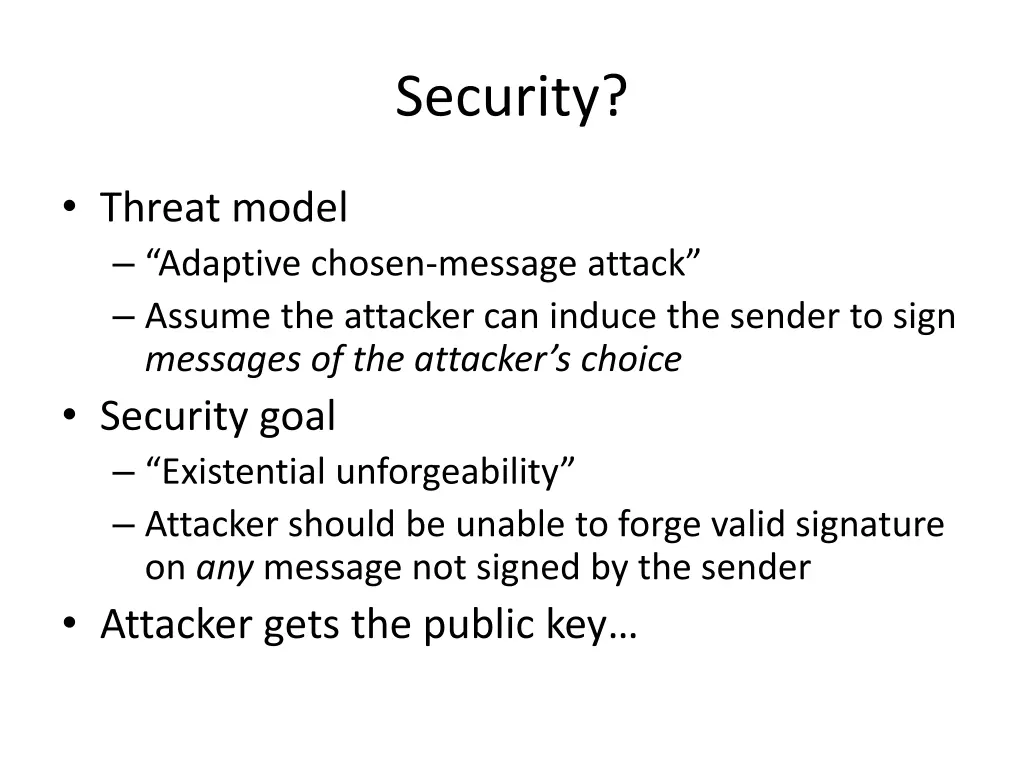 security