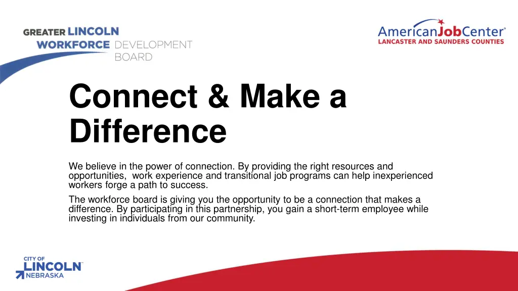 connect make a difference