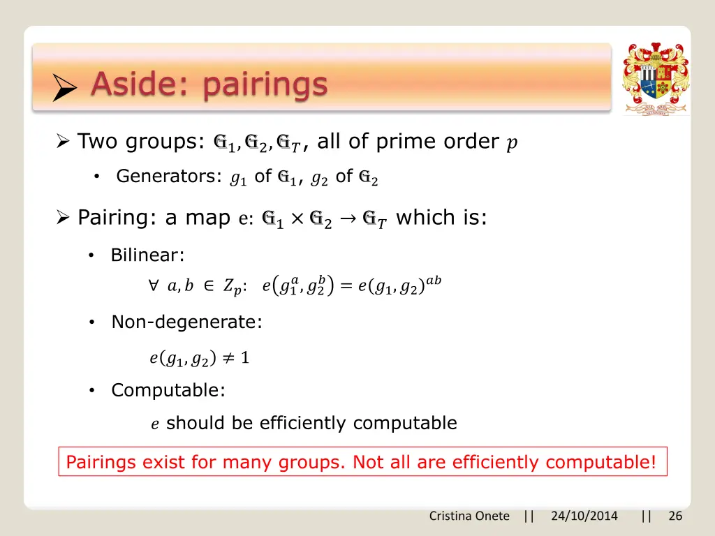 aside pairings