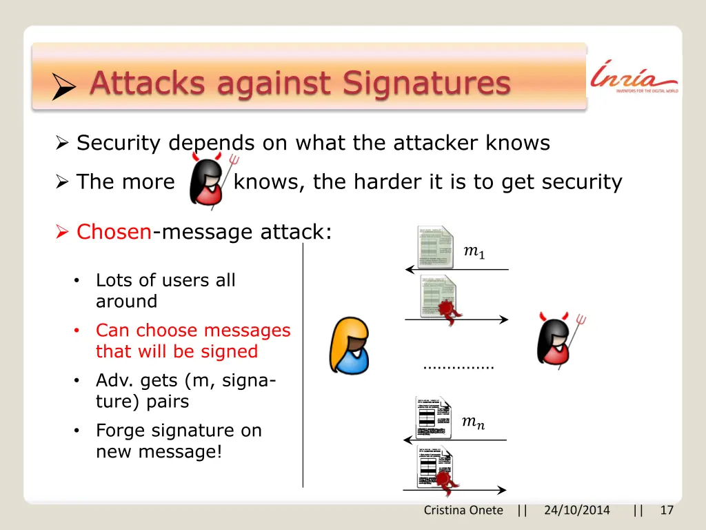 attacks against signatures 2