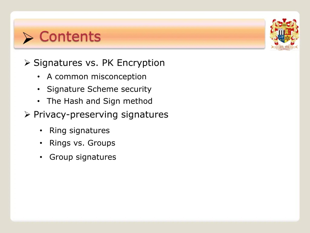 contents