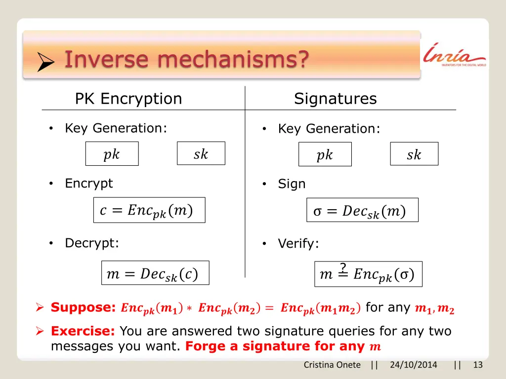 inverse mechanisms 1