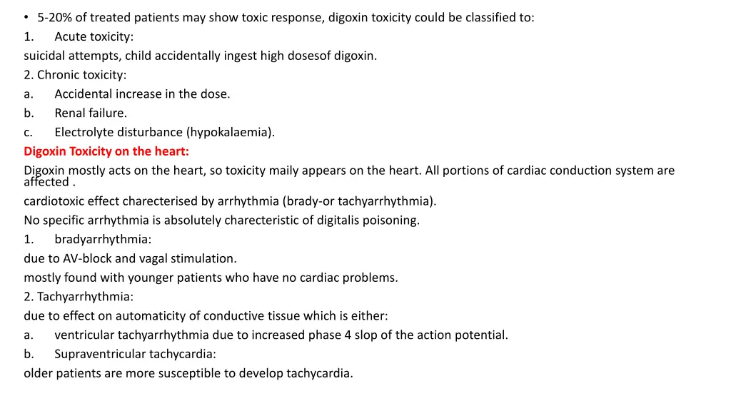 5 20 of treated patients may show toxic response
