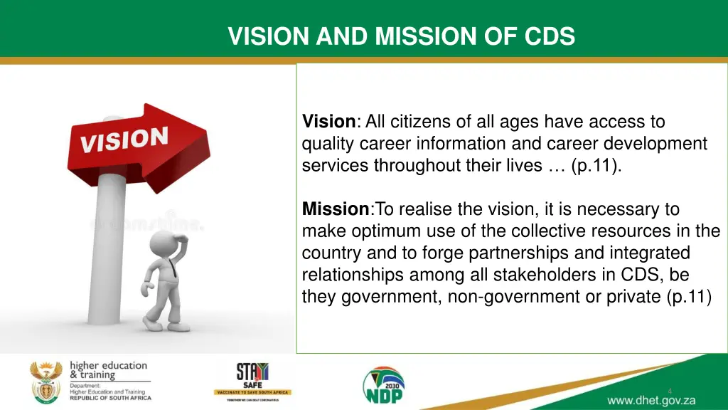vision and mission of cds