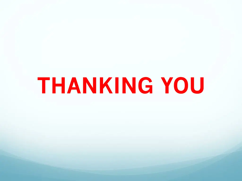 thanking you
