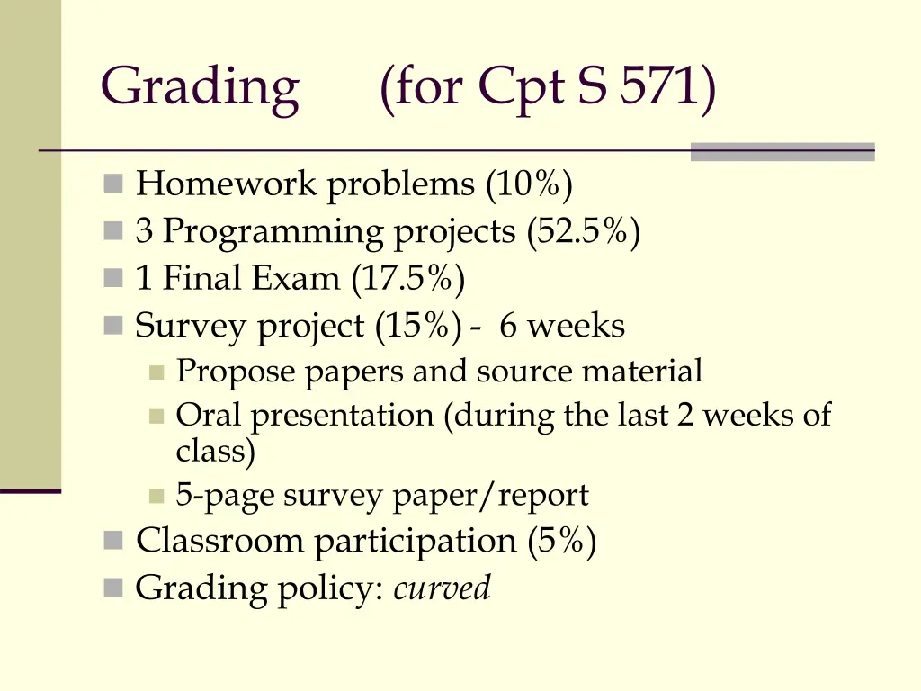 grading