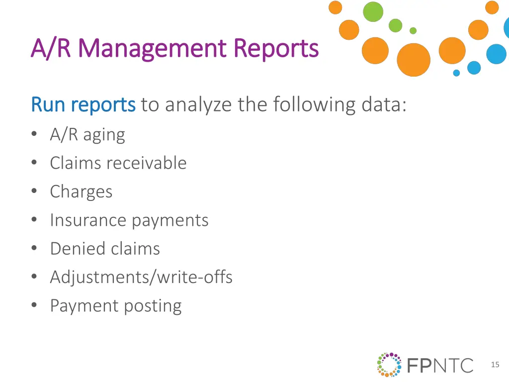 a r management reports a r management reports