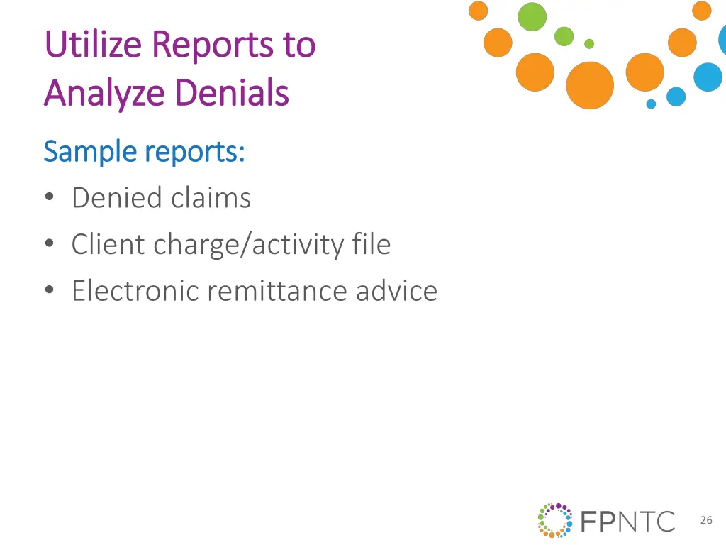 utilize reports to utilize reports to analyze