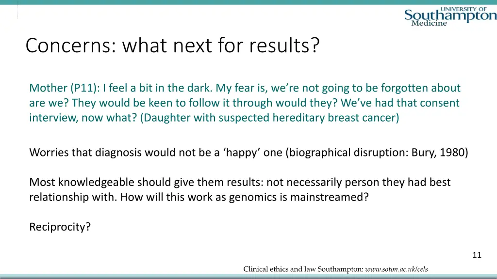 concerns what next for results