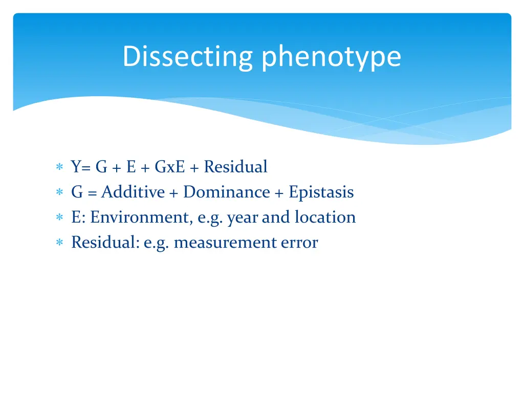 dissecting phenotype