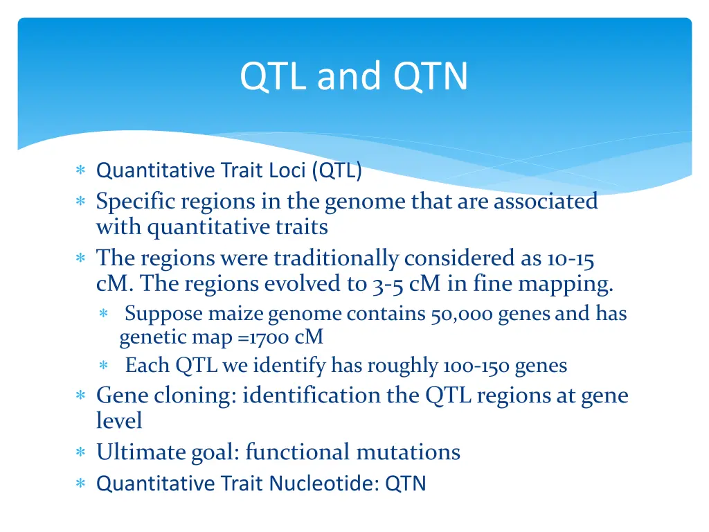 qtl and qtn