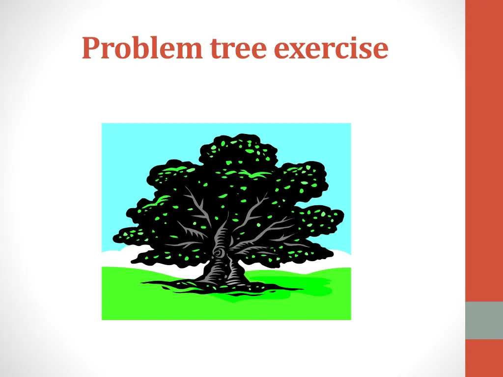 problem tree exercise