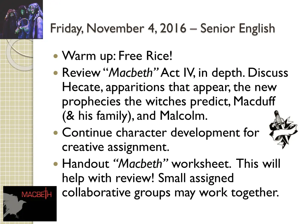 friday november 4 2016 senior english