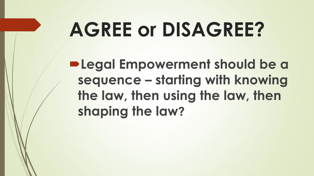 agree or disagree 2