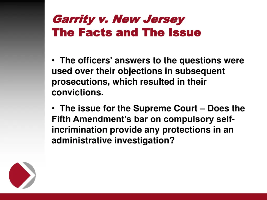 garrity garrity v new jersey v new jersey
