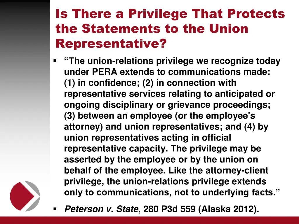 is there a privilege that protects the statements