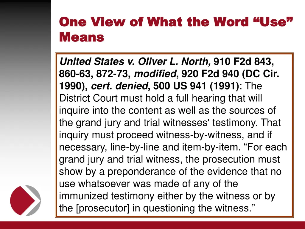 one view of what the word use one view of what