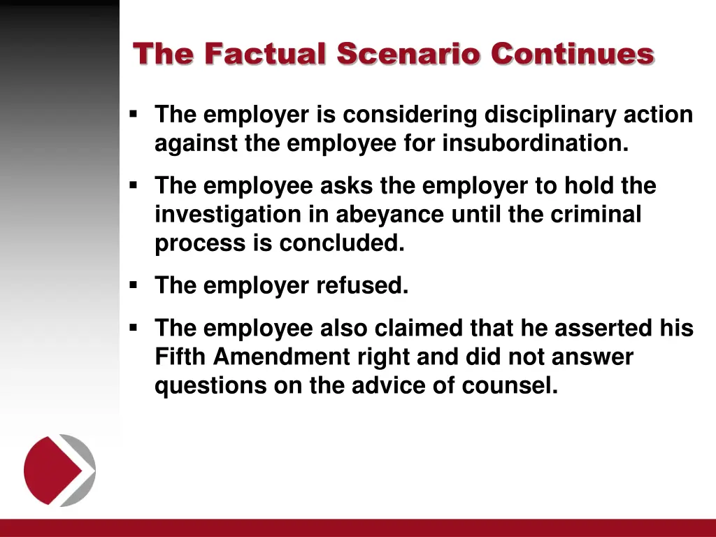 the factual scenario continues 2