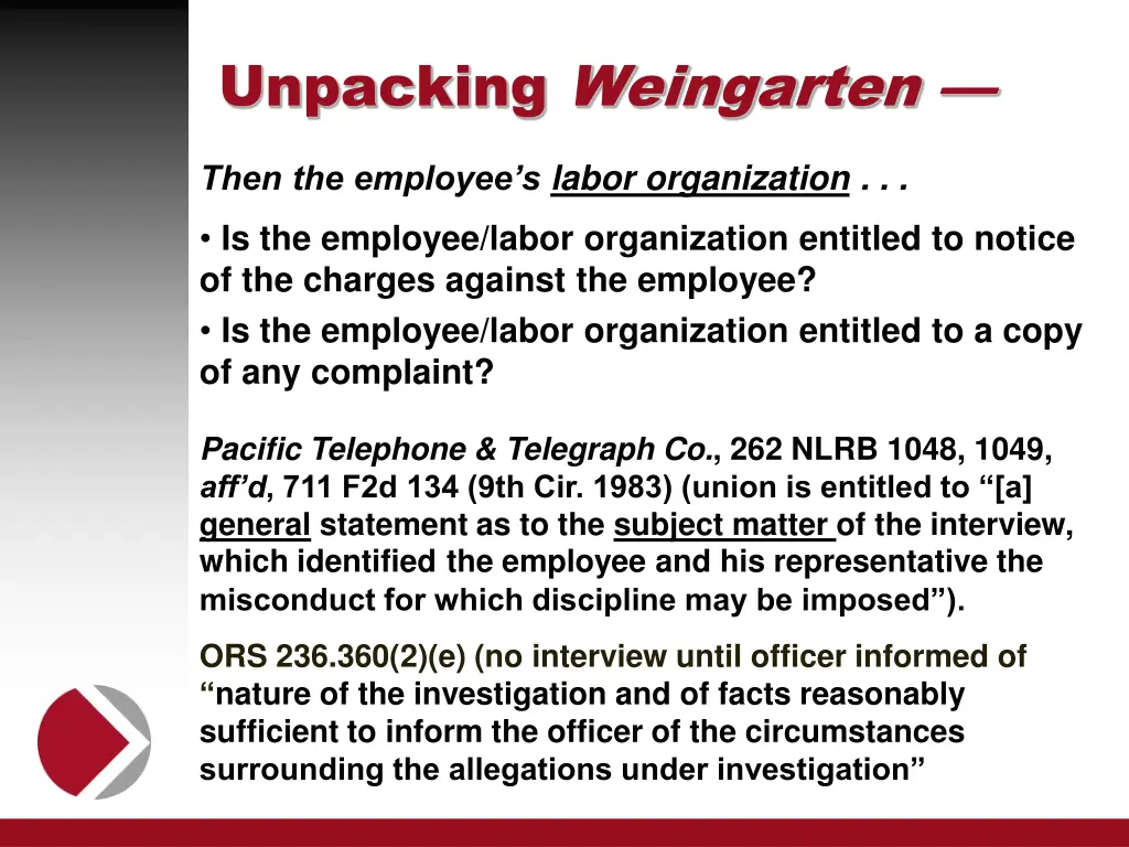unpacking weingarten 4