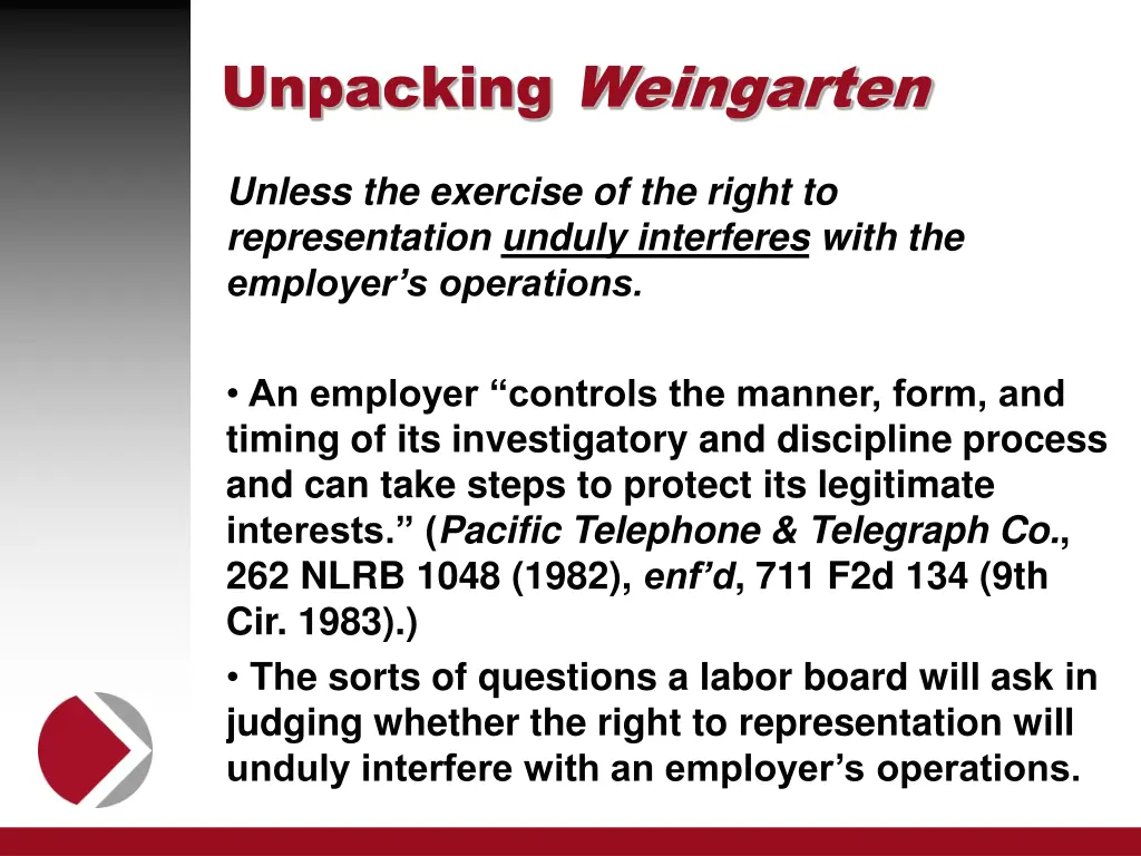 unpacking weingarten 5