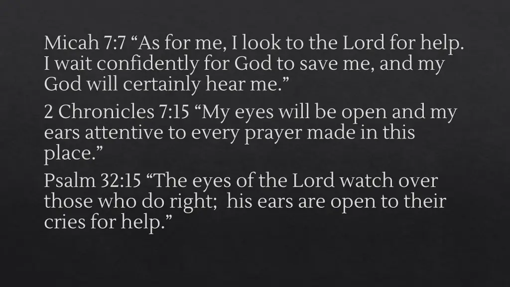 micah 7 7 as for me i look to the lord for help