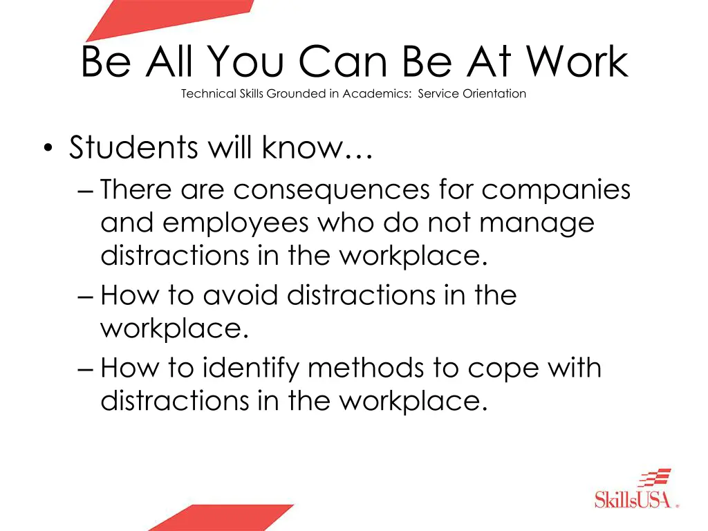 be all you can be at work technical skills 2