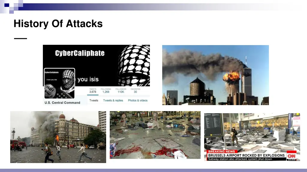 history of attacks