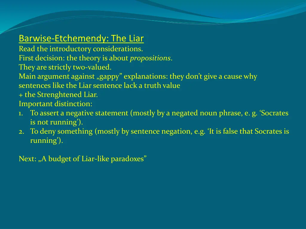 barwise etchemendy the liar read the introductory