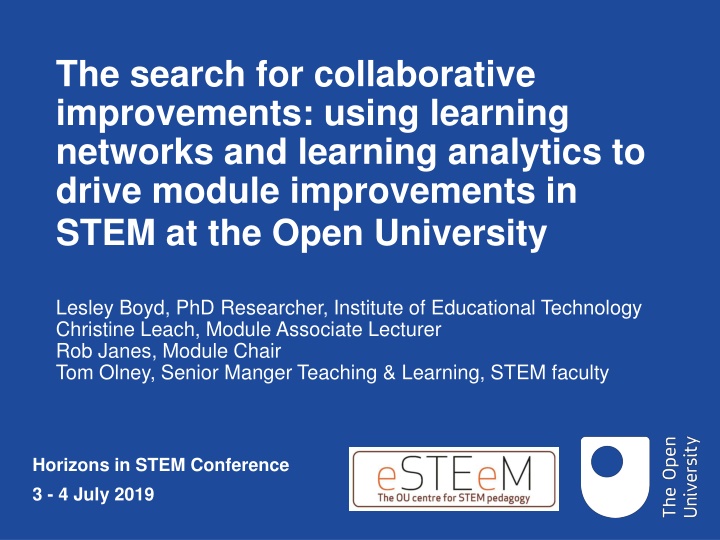 the search for collaborative improvements using