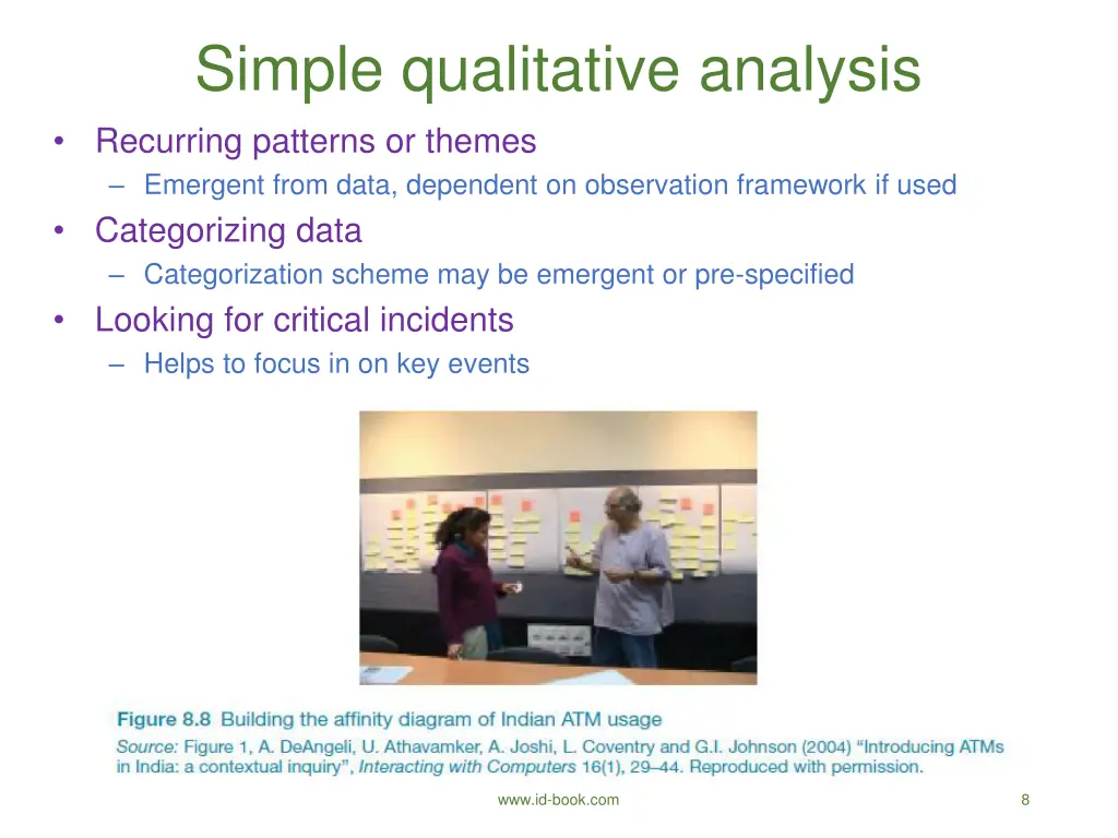 simple qualitative analysis recurring patterns