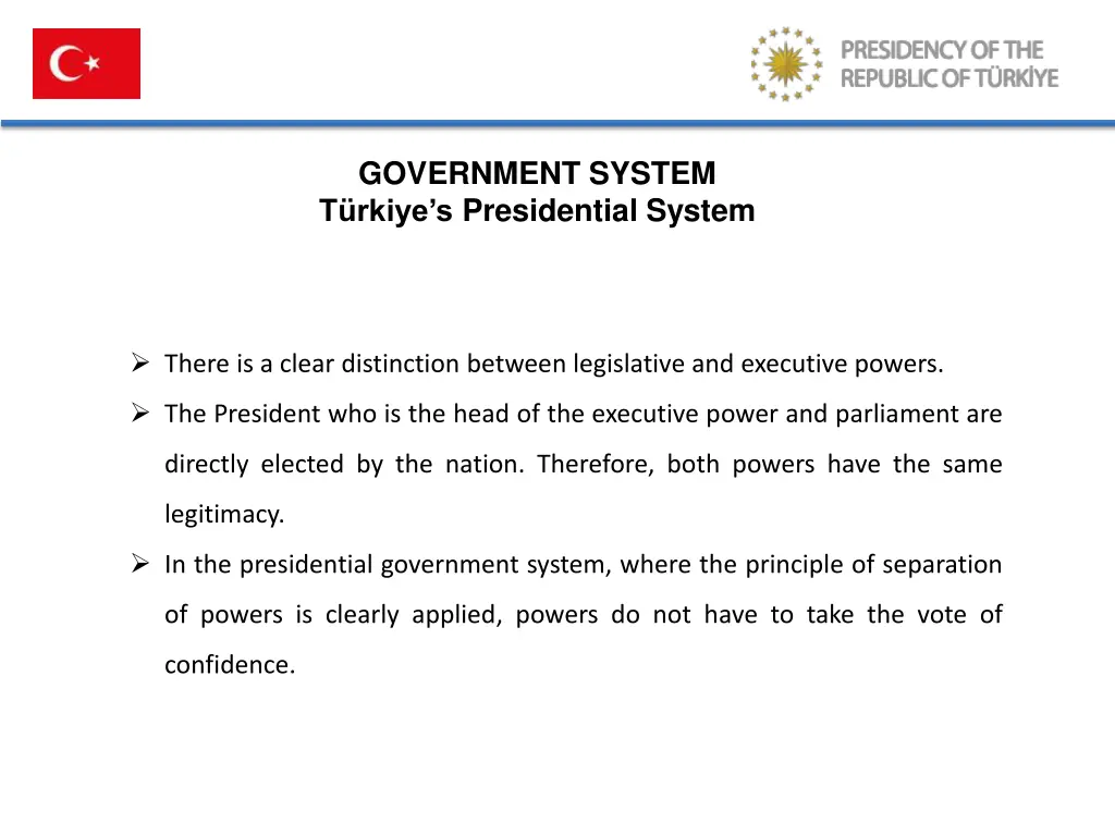 government system t rkiye s presidential system
