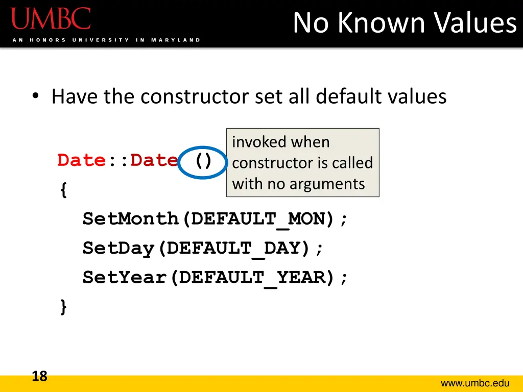 no known values
