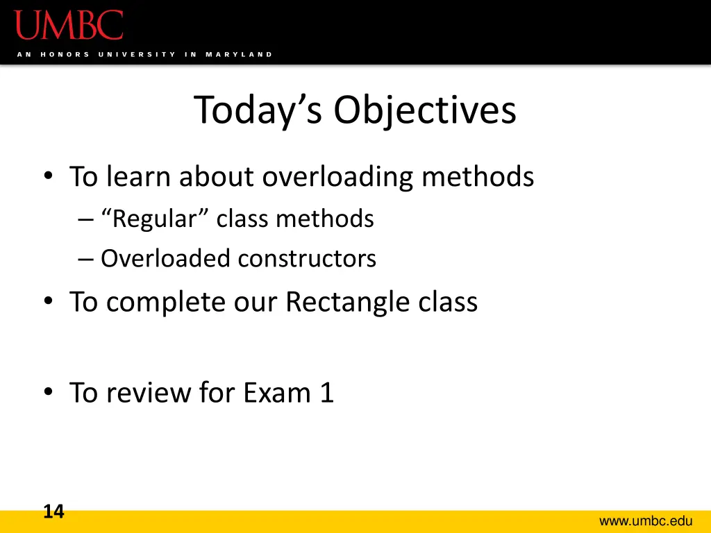 today s objectives