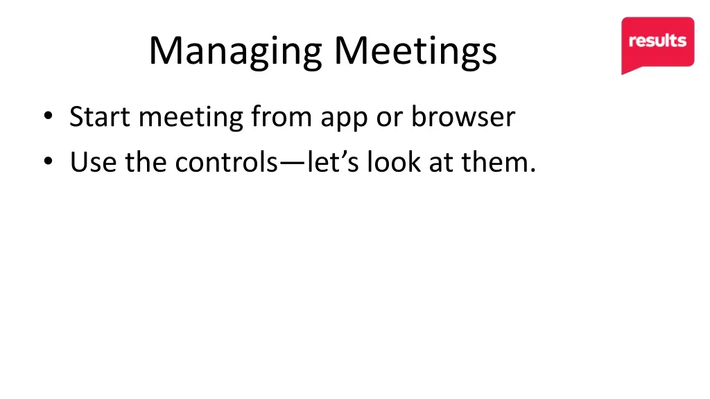 managing meetings