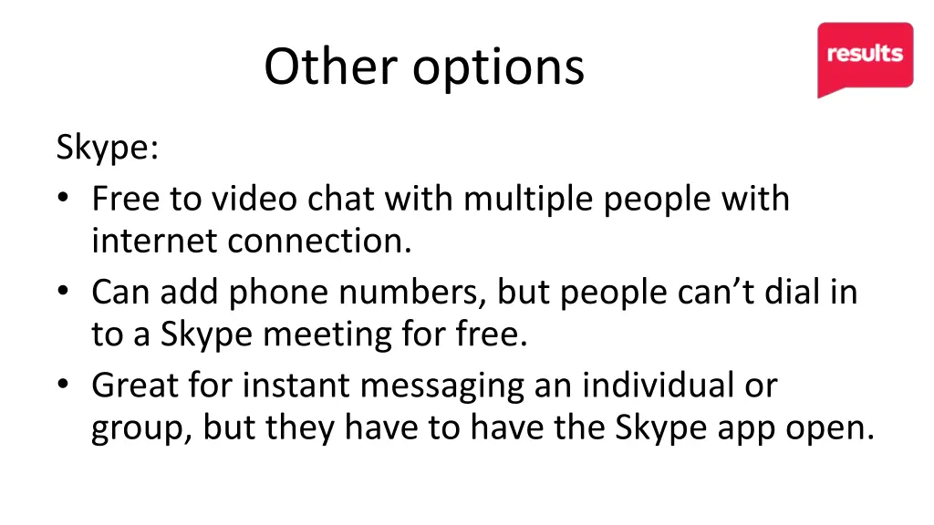 other options
