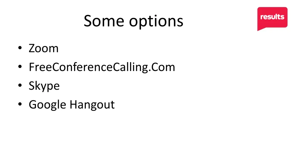 some options